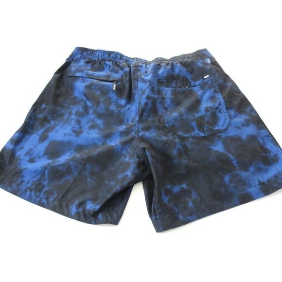 Vans Men's Voyage Volley 17" Swim Casual shorts True Navy Blue Black Tie Dye NWT - Picture 4 of 5
